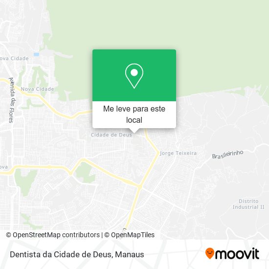 Dentista da Cidade de Deus mapa