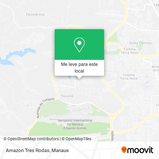 Amazon Tres Rodas mapa