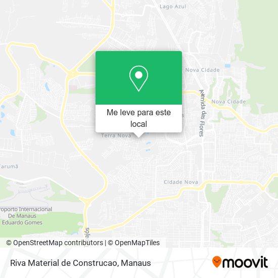 Riva Material de Construcao mapa