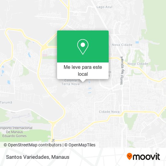 Santos Variedades mapa