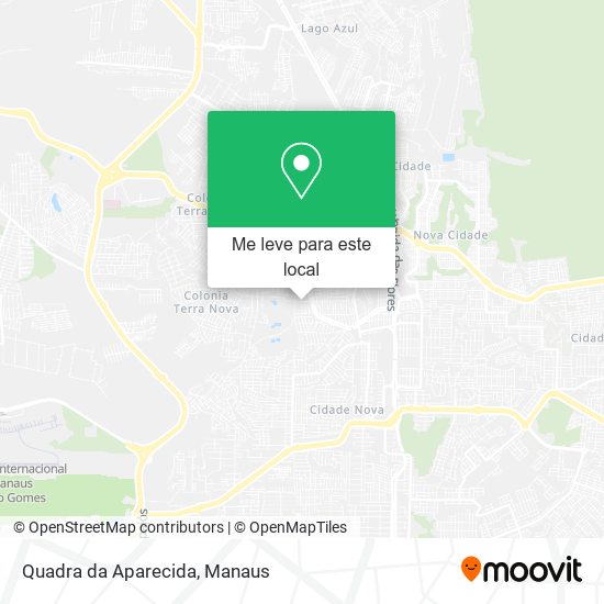 Quadra da Aparecida mapa