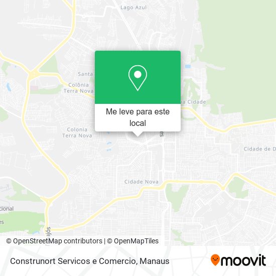 Construnort Servicos e Comercio mapa