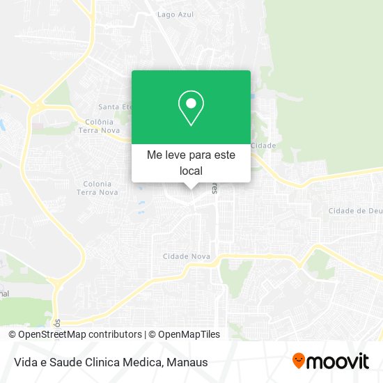 Vida e Saude Clinica Medica mapa