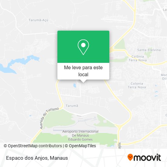 Espaco dos Anjos mapa