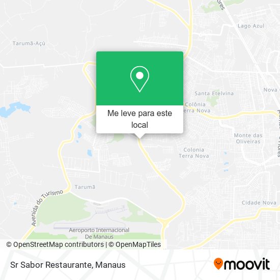 Sr Sabor Restaurante mapa