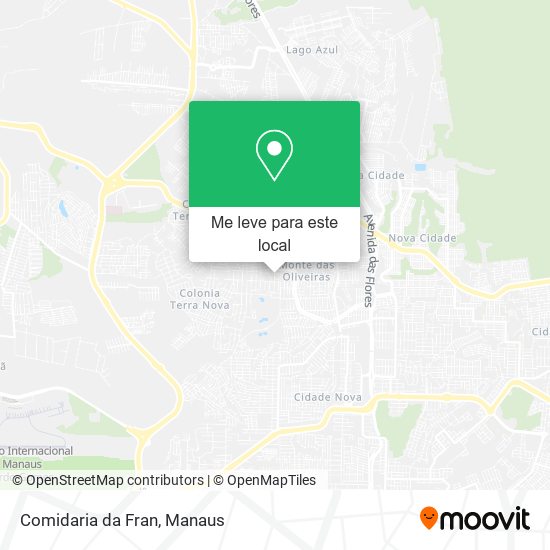 Comidaria da Fran mapa