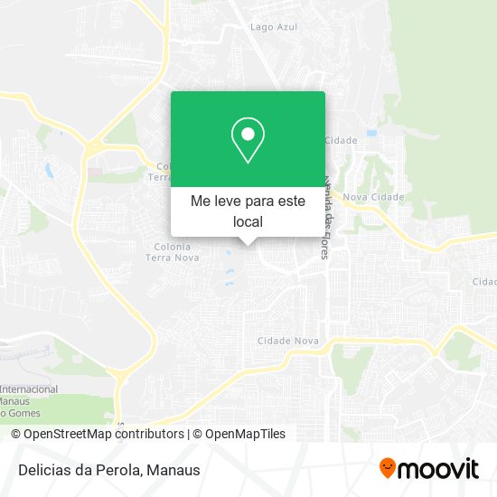Delicias da Perola mapa