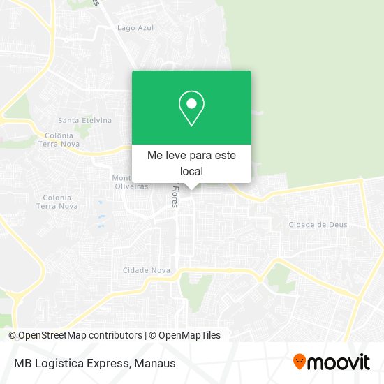 MB Logistica Express mapa