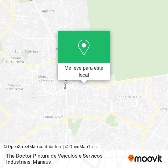 The Doctor Pintura de Veiculos e Servicos Industriais mapa