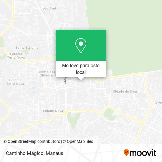 Cantinho Mágico mapa