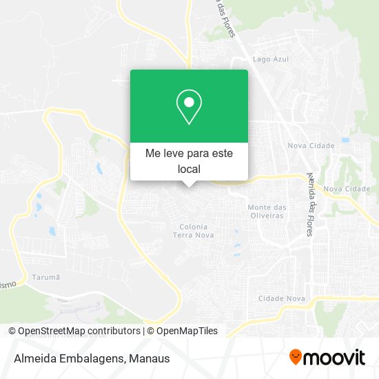 Almeida Embalagens mapa