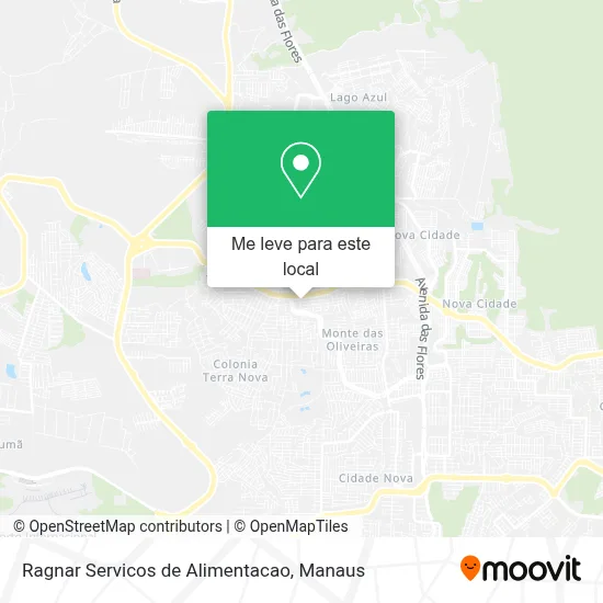 Ragnar Servicos de Alimentacao mapa