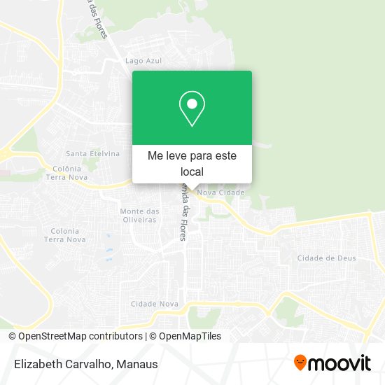 Elizabeth Carvalho mapa