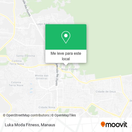 Luka Moda Fitness mapa