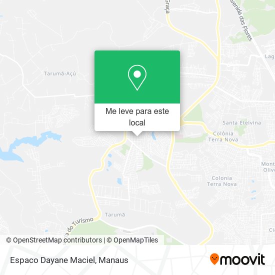 Espaco Dayane Maciel mapa