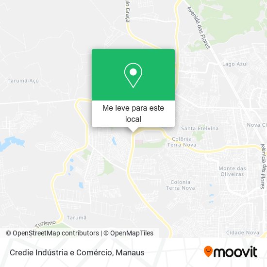 Credie Indústria e Comércio mapa