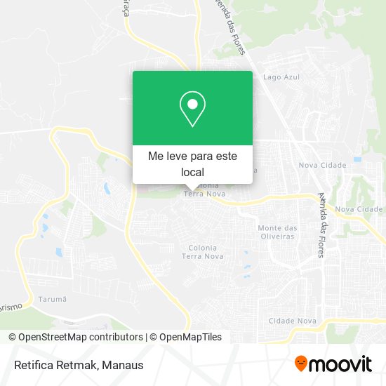 Retifica Retmak mapa