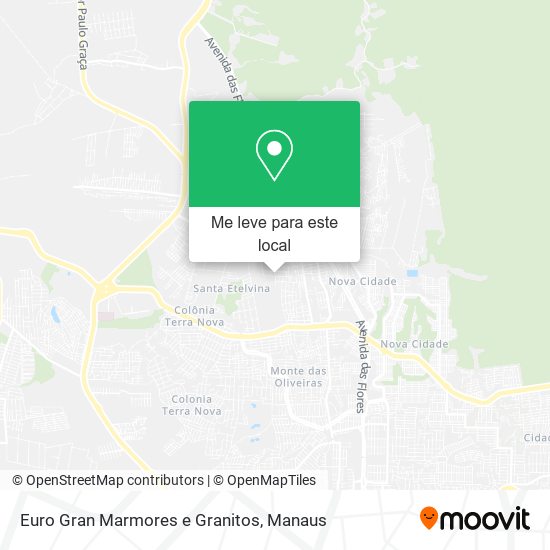 Euro Gran Marmores e Granitos mapa