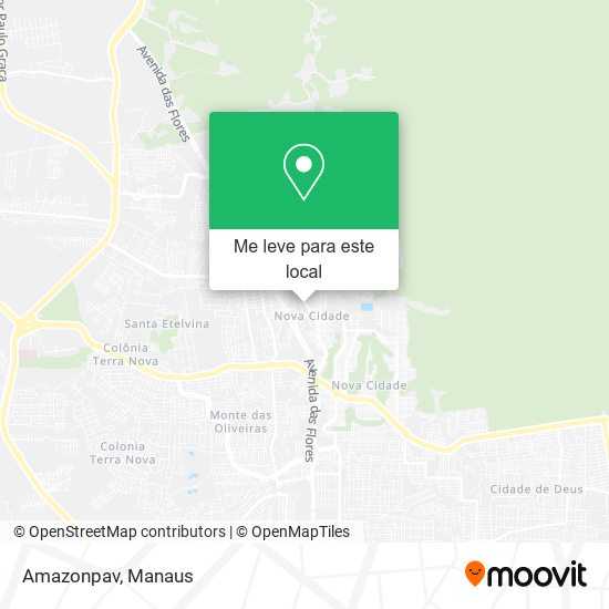 Amazonpav mapa