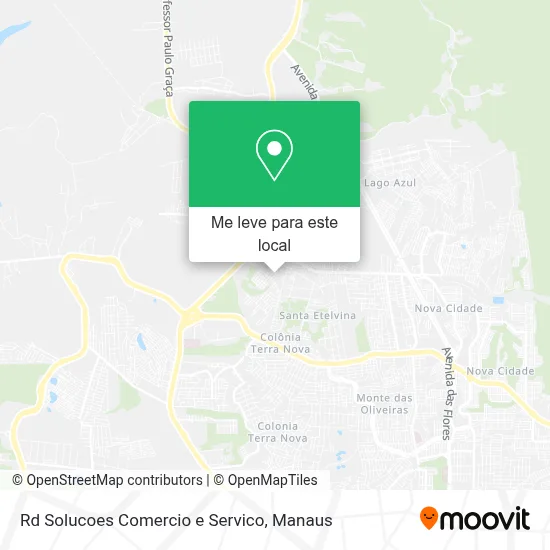 Rd Solucoes Comercio e Servico mapa