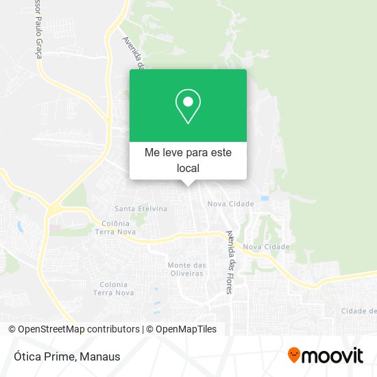 Ótica Prime mapa
