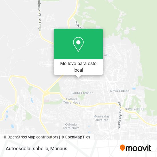 Autoescola Isabella mapa