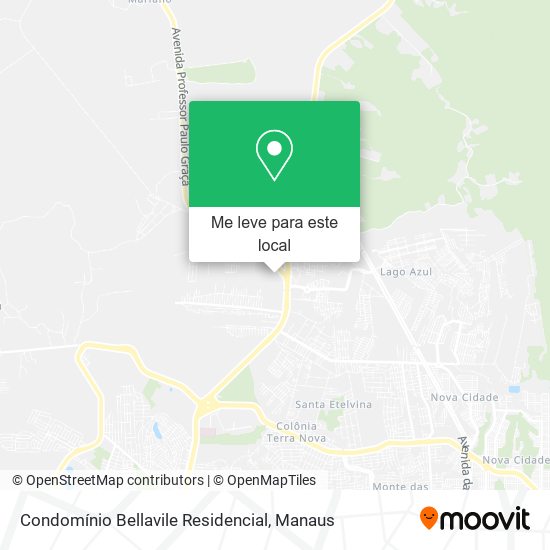 Condomínio Bellavile Residencial mapa