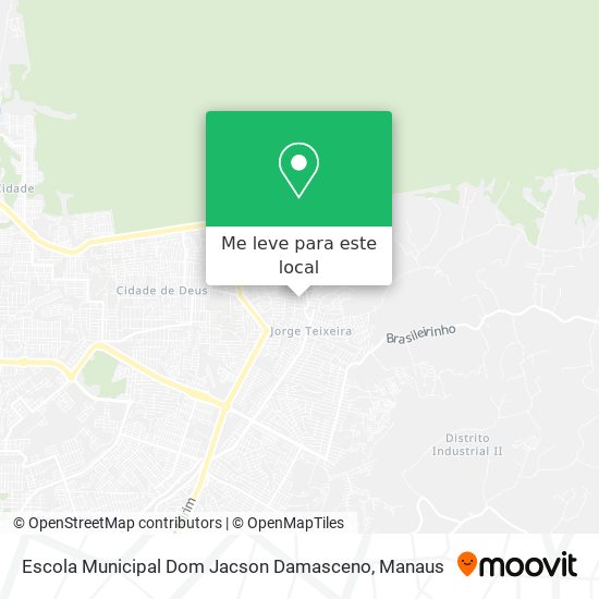 Escola Municipal Dom Jacson Damasceno mapa