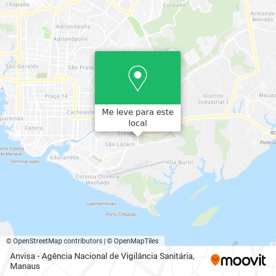 Anvisa - Agência Nacional de Vigilância Sanitária mapa