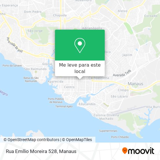 Rua Emílio Moreira 528 mapa