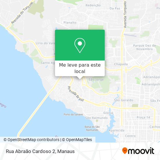 Rua Abraão Cardoso 2 mapa