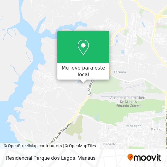 Residencial Parque dos Lagos mapa