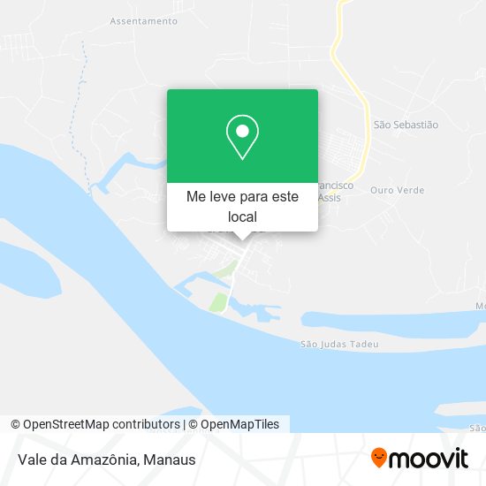Vale da Amazônia mapa