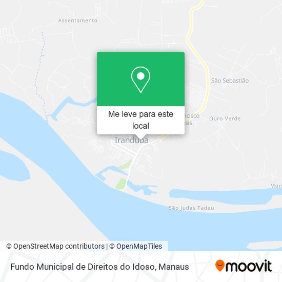 Fundo Municipal de Direitos do Idoso mapa