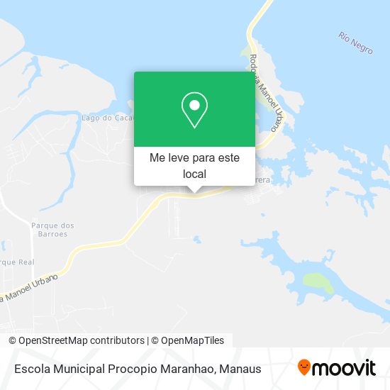 Escola Municipal Procopio Maranhao mapa