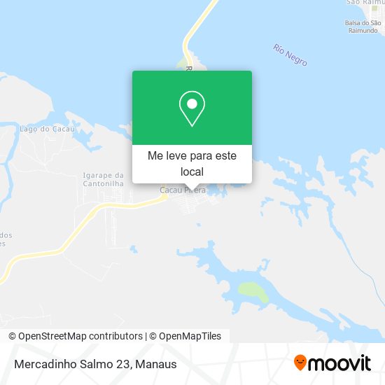 Mercadinho Salmo 23 mapa