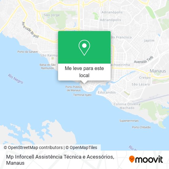 Mp Inforcell Assistência Técnica e Acessórios mapa