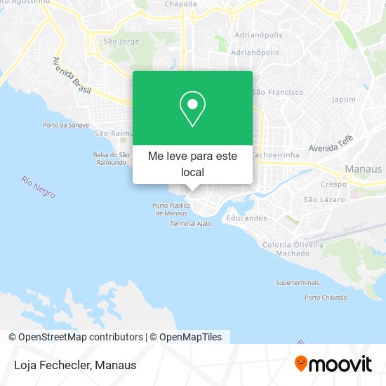 Loja Fechecler mapa
