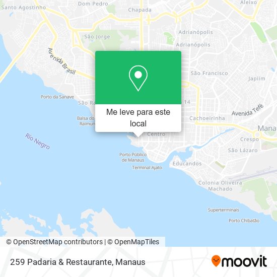 259 Padaria & Restaurante mapa