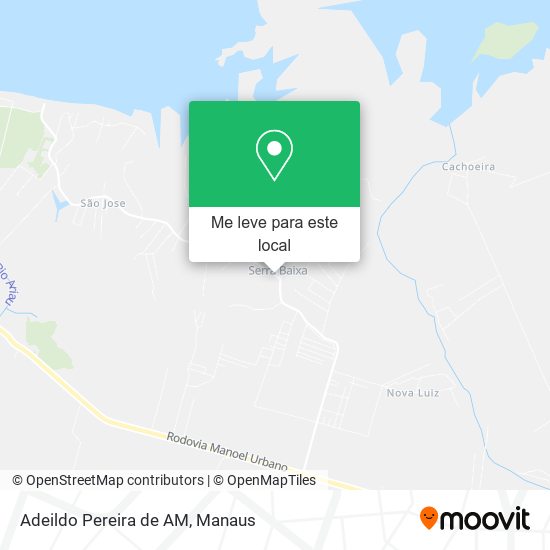 Adeildo Pereira de AM mapa