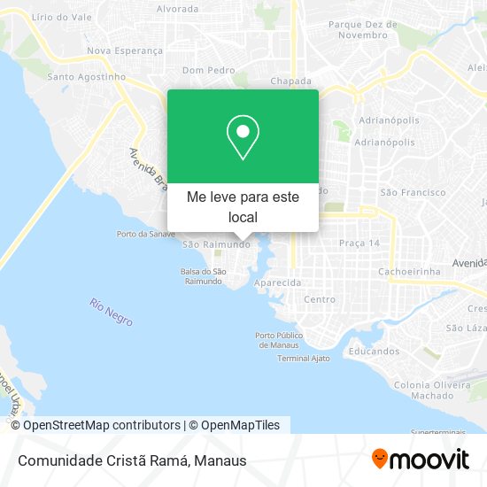 Comunidade Cristã Ramá mapa