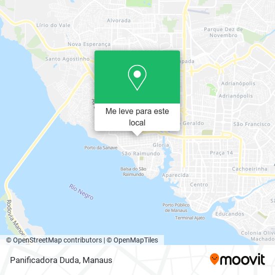 Panificadora Duda mapa