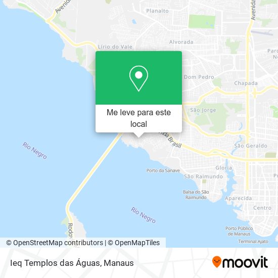 Ieq Templos das Águas mapa