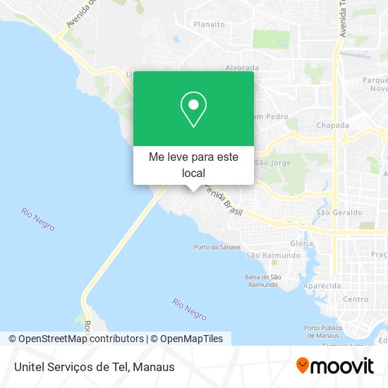 Unitel Serviços de Tel mapa