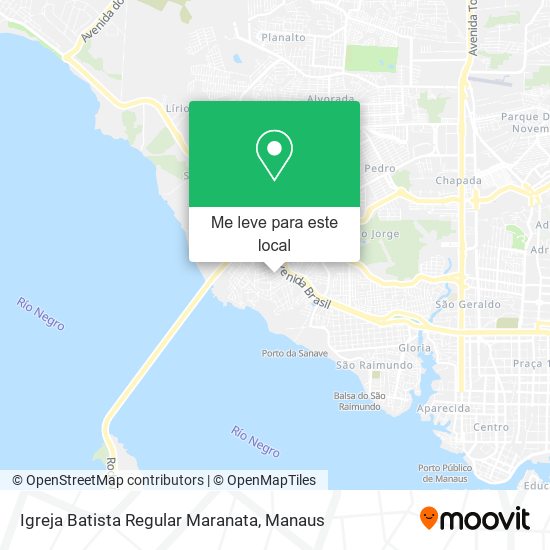 Igreja Batista Regular Maranata mapa