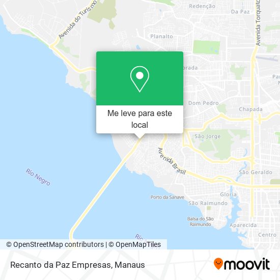 Recanto da Paz Empresas mapa