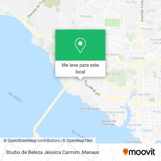 Studio de Beleza Jéssica Carmim mapa