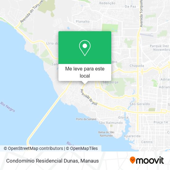 Condomínio Residencial Dunas mapa