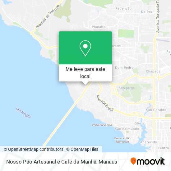 Nosso Pão Artesanal e Café da Manhã mapa