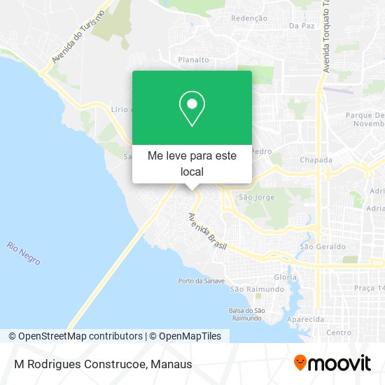M Rodrigues Construcoe mapa